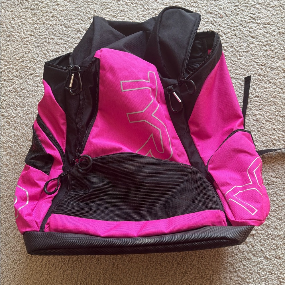 TYR Pink and Black Women's Backpack